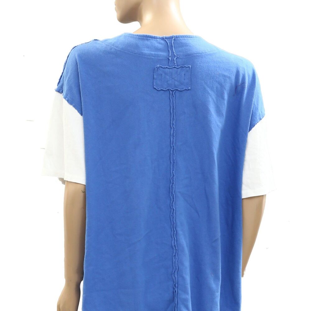 Free People We The Free Homerun Tee Shirt Top Buttondown Cotton M 284206 - Picture 8 of 8